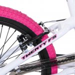 Kent Bicycle 20 In. Tempest Girl's Bike, Pink, Black and White