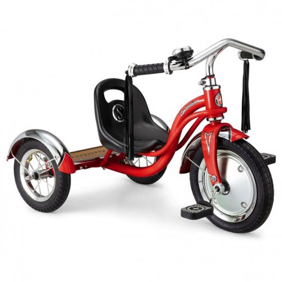 Schwinn Roadster Tricycle for Toddlers and Kids Classic Tricycle Red