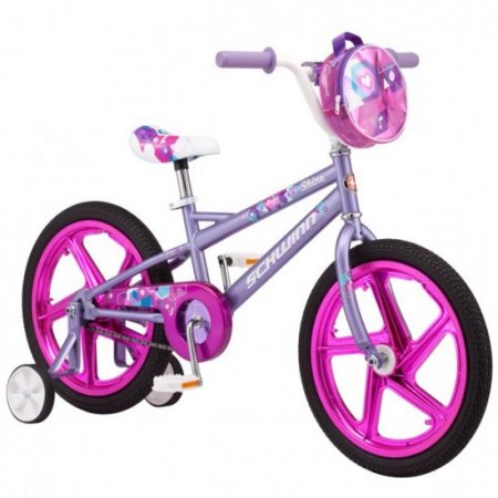 Schwinn Shine Girl's Sidewalk Bike, 18-inch mag wheels, ages 5