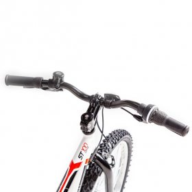 Decathlon Rockrider ST100 24 Inch Mountain Bike White, Kids Size 4'5" to 4'11"