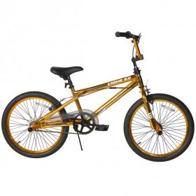 Genesis 20 inch Krome 2.0 BMX Bicycle with Front and Rear Pegs, Gold