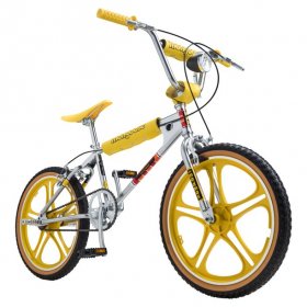 Netflix Stranger Things: Max BMX-style Bike, 20 in wheel, Chrome / Yellow, Season 4