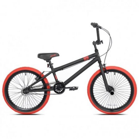 Kent Bicycle 20 In. Dread Boy's BMX Bike, Black and Red