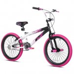 Kent Bicycle 20 In. Tempest Girl's Bike, Pink, Black and White