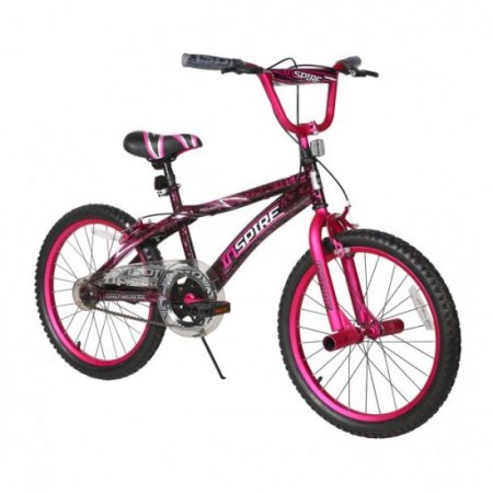 Genesis 20 In. Inspire Girl's Bicycle with Front and Rear Hand Breaks, Pink and Black