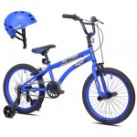 Kent 18" Slipstream Bicycle with Helmet, Blue